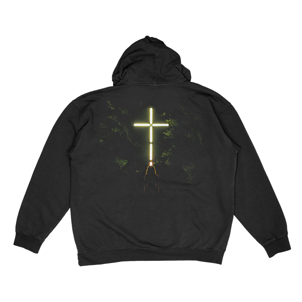 KNOCKED LOOSE WOOD CROSS KLMF PULL HOOD - Image 3